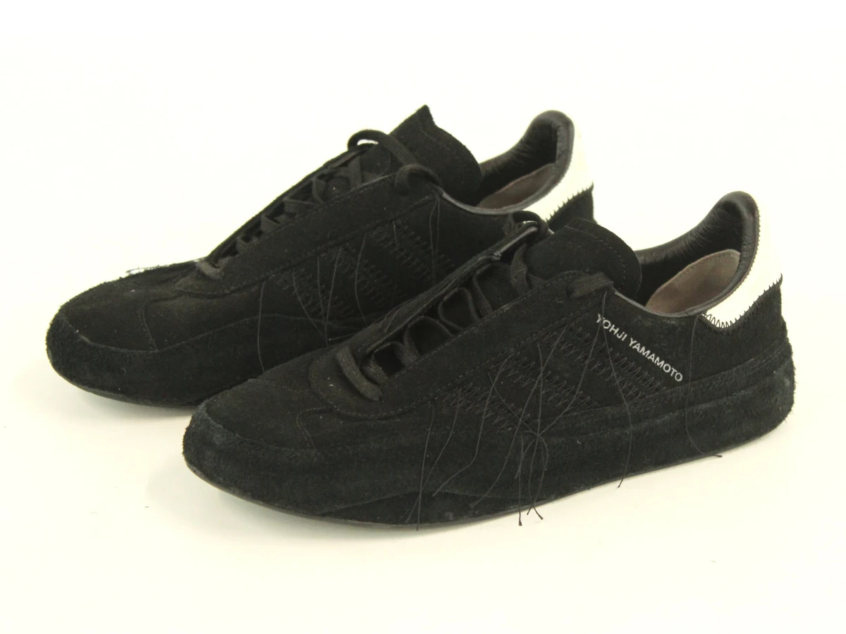 Y-3 Yohji Yamamoto - zwarte suède sneakers voor hem