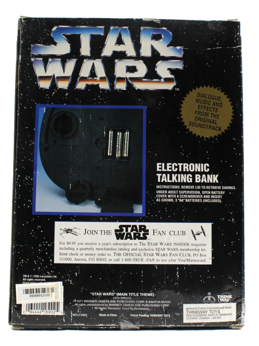 Star Wars Electronic Talking Bank [Boxed] 1995