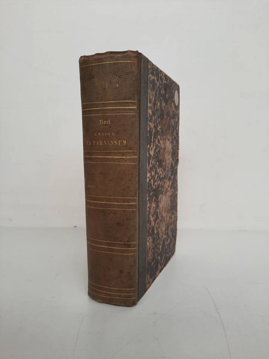 Antiek Boek 'Gradus ad Parnassum' (1826) – Fr. Noël – Latijns-Frans Woordenboek / Poëzie