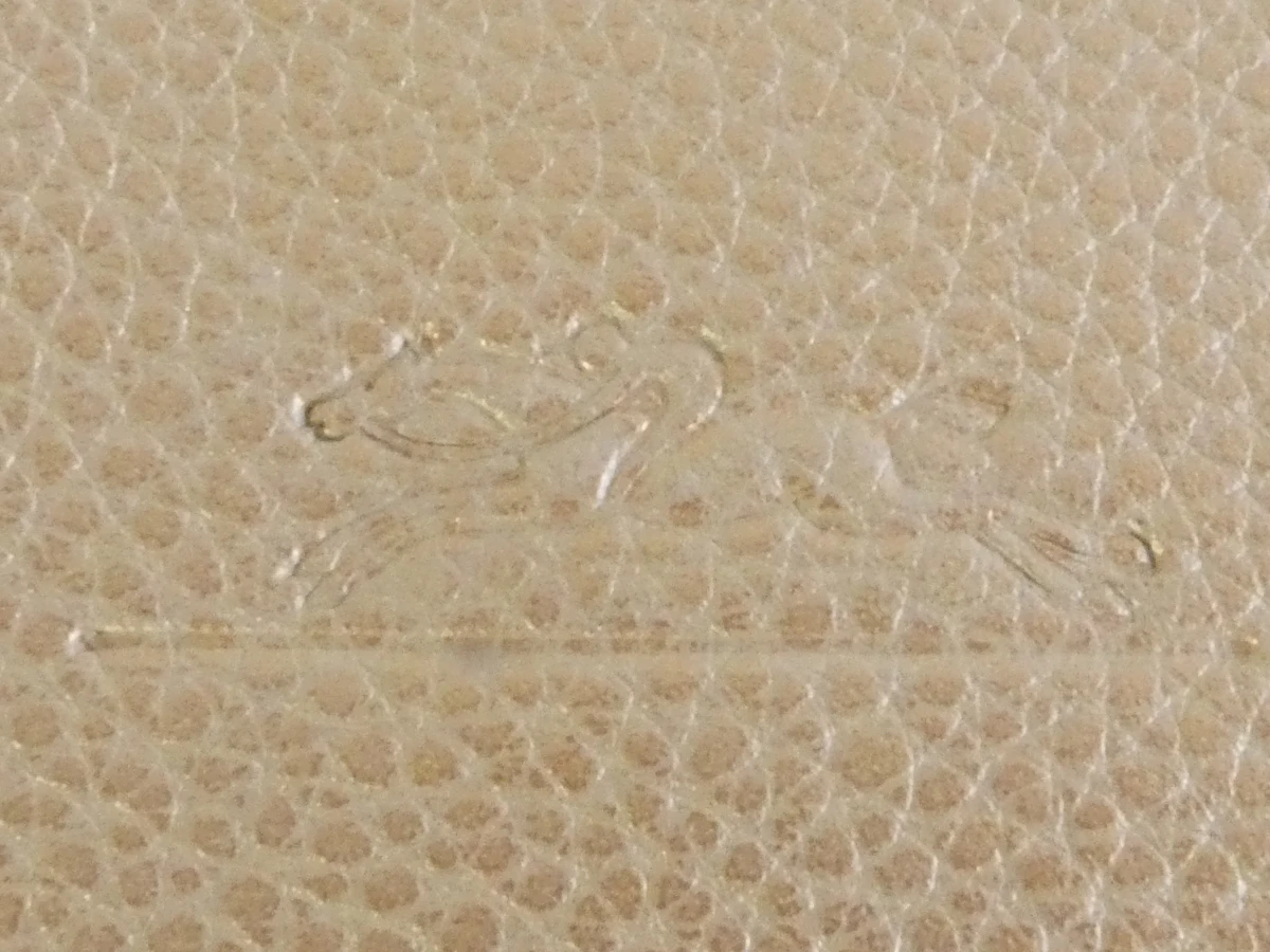 Longchamp schoudertas in beige leder