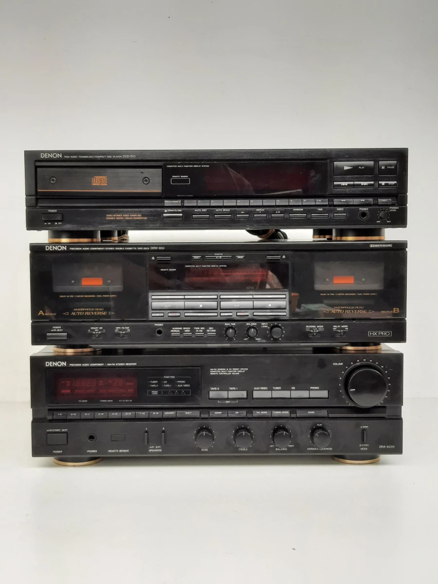 Hoogwaardige Vintage Denon Hifi Audio Componenten Set (3-delig)