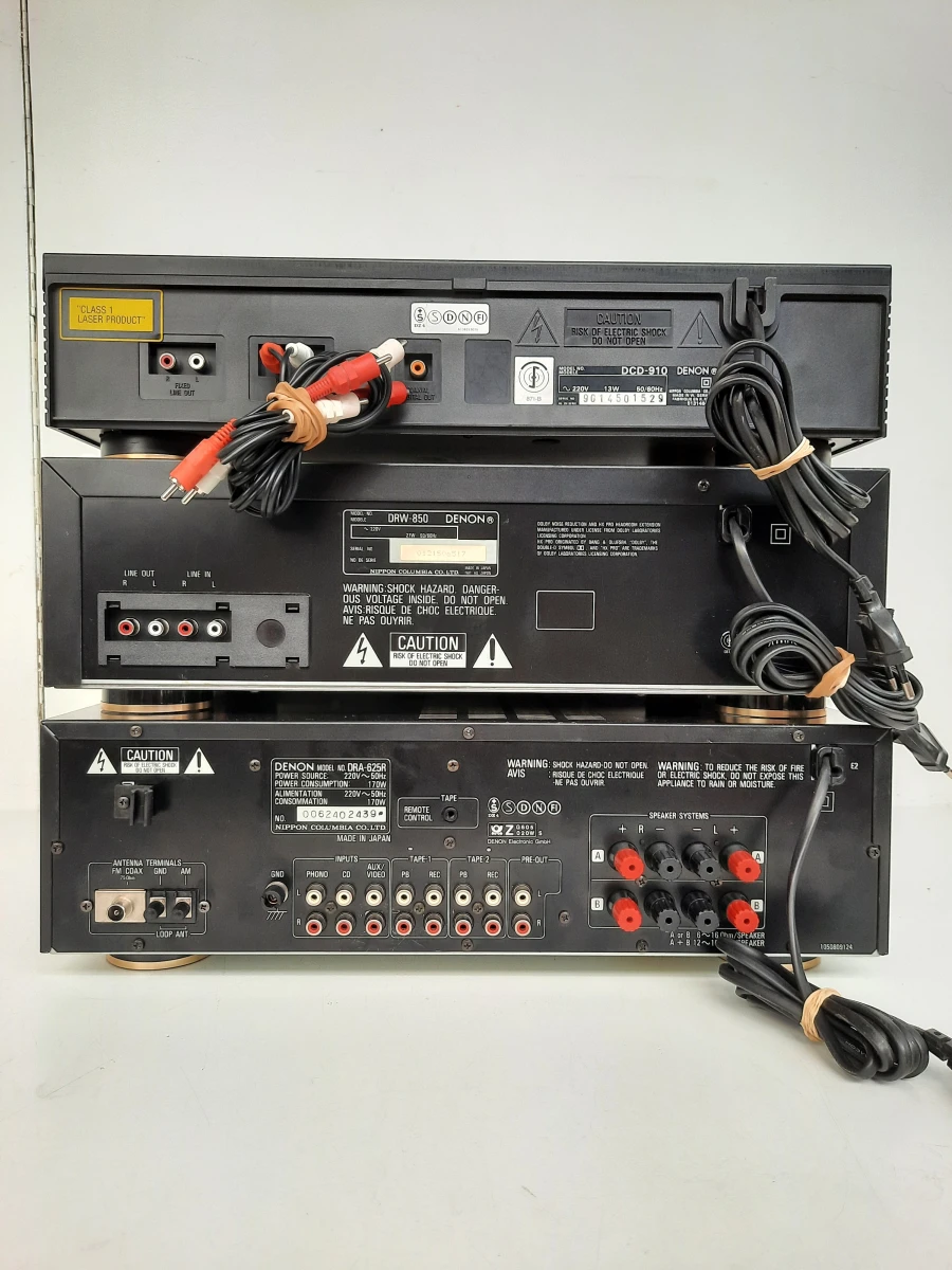 Hoogwaardige Vintage Denon Hifi Audio Componenten Set (3-delig)