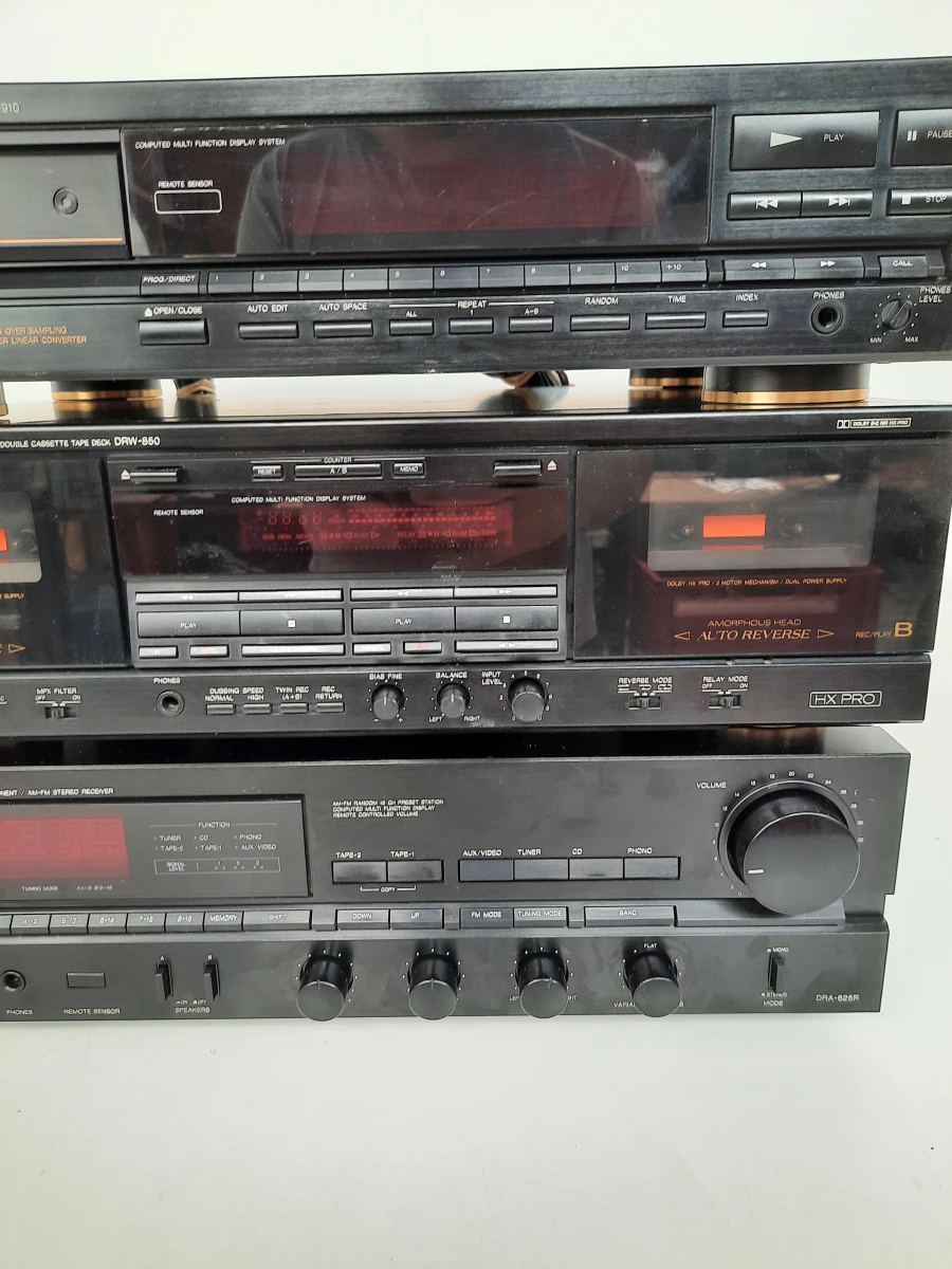 Hoogwaardige Vintage Denon Hifi Audio Componenten Set (3-delig)
