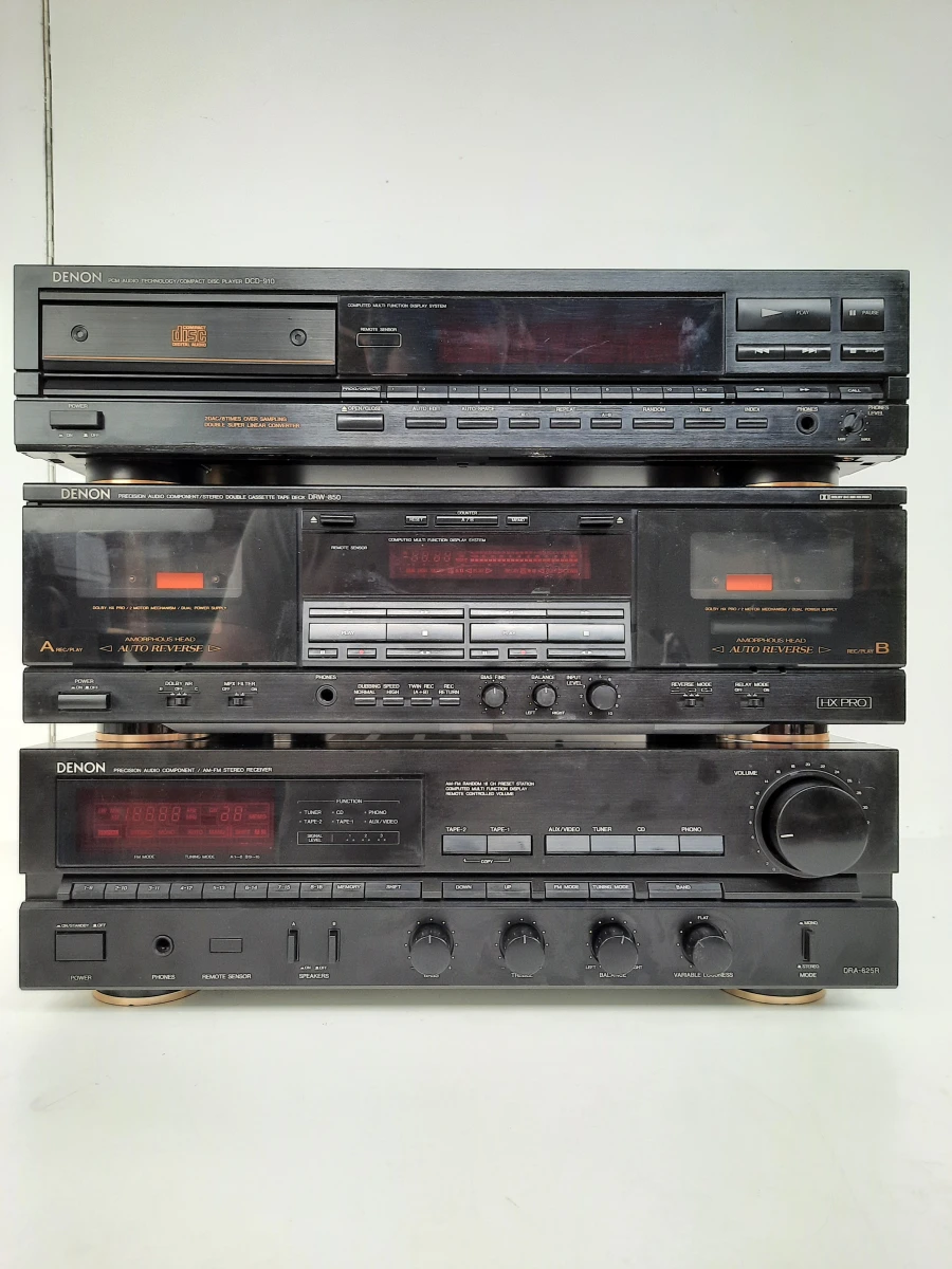Hoogwaardige Vintage Denon Hifi Audio Componenten Set (3-delig)