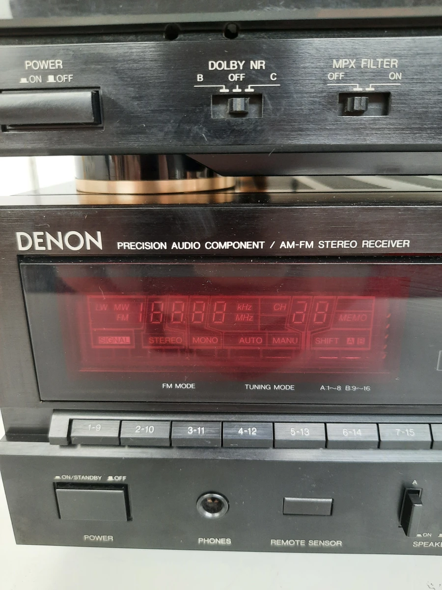Hoogwaardige Vintage Denon Hifi Audio Componenten Set (3-delig)