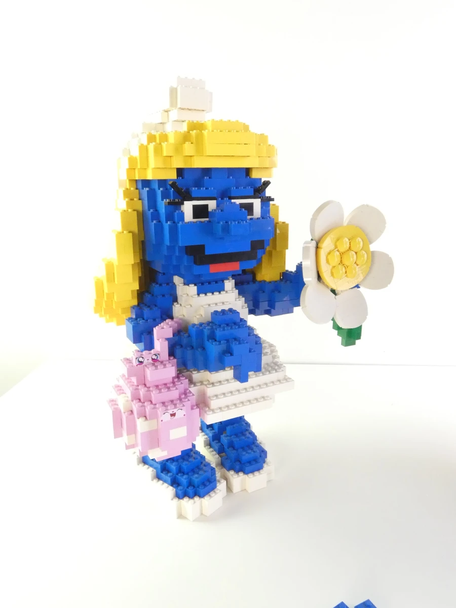 Lego Smurfen bouwfiguren, set van 2