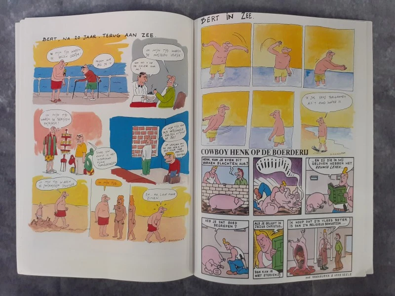 Strips: Lot van 5 Kamagurka strips - foto 4