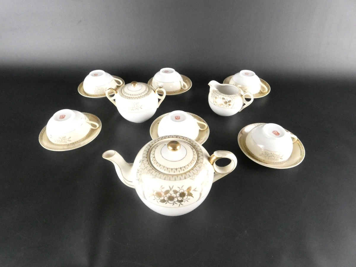 Vintage Japans porseleinen theeservies - Chikaramachi