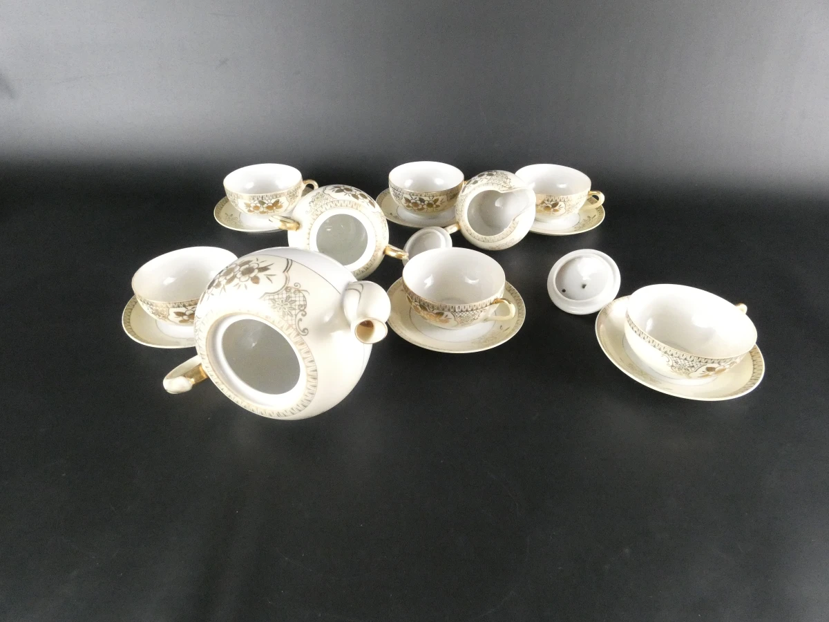 Vintage Japans porseleinen theeservies - Chikaramachi