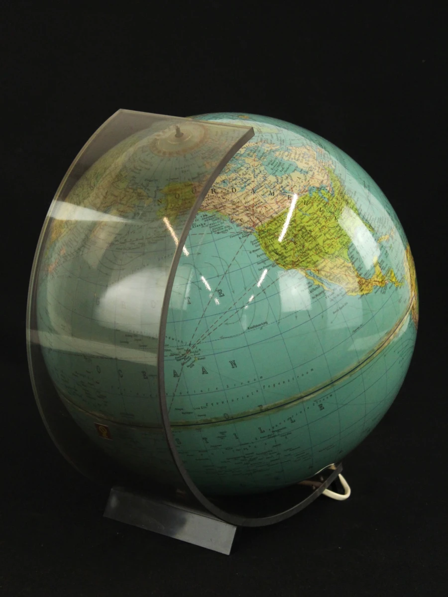 Verlichte wereldbol Columbus Duplex aardglobe