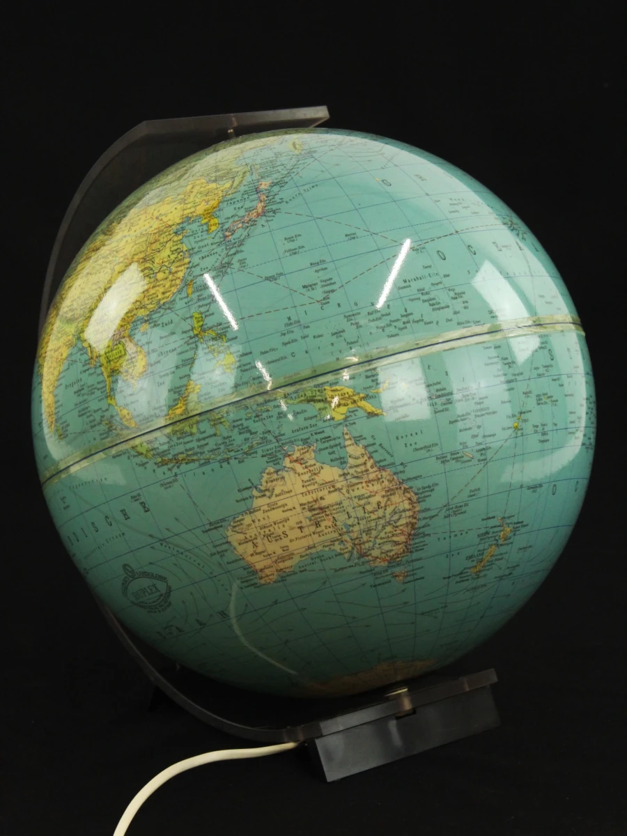 Verlichte wereldbol Columbus Duplex aardglobe