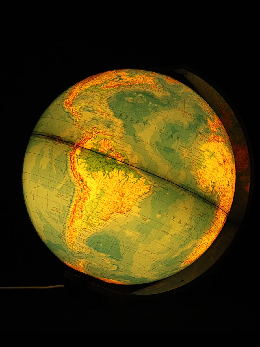 Verlichte wereldbol Columbus Duplex aardglobe
