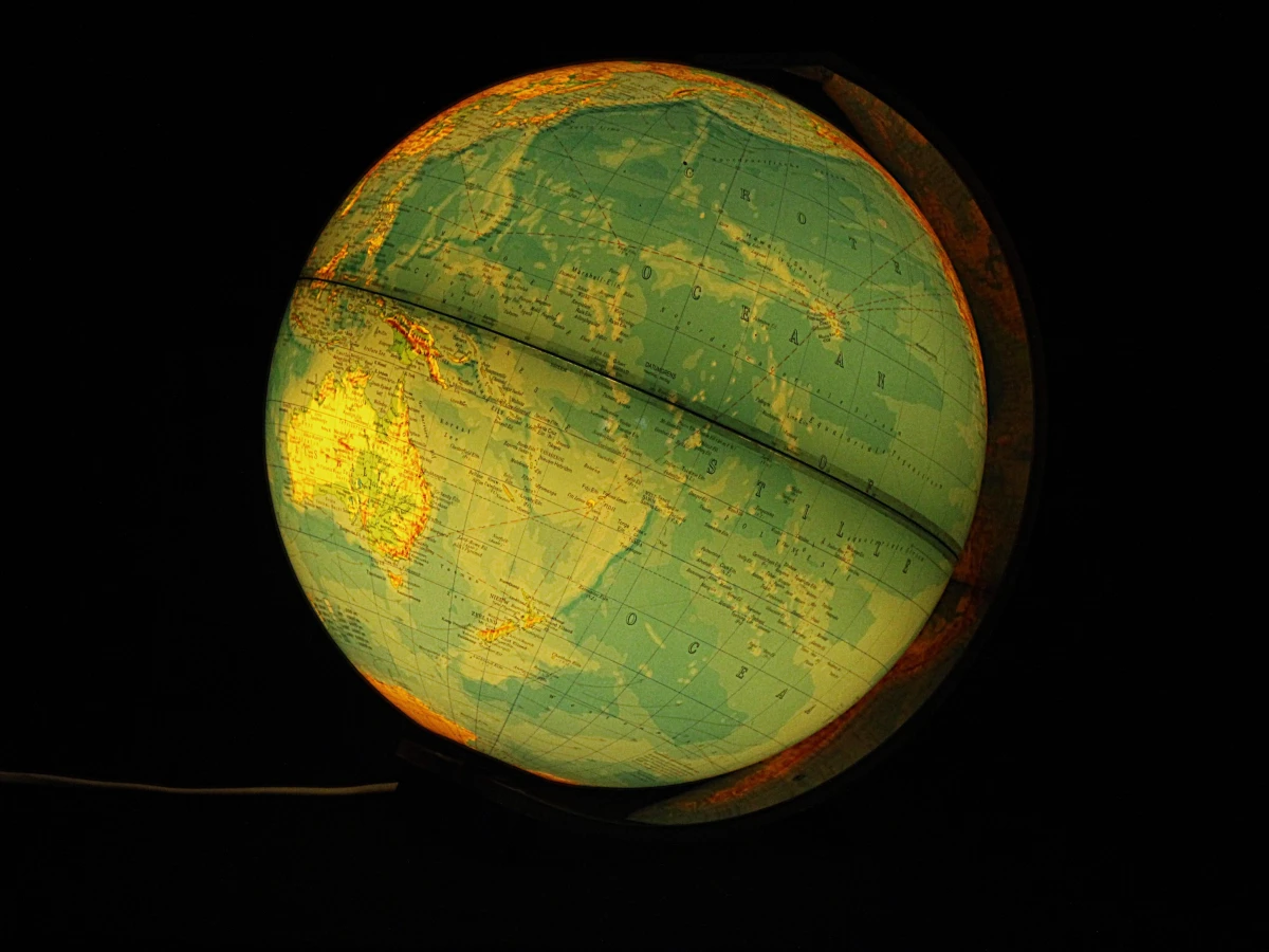 Verlichte wereldbol Columbus Duplex aardglobe