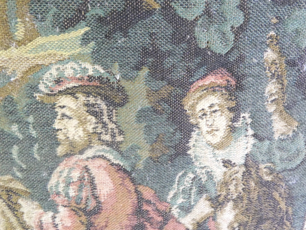 Groot Gobelin met jachtscène - ingelijst