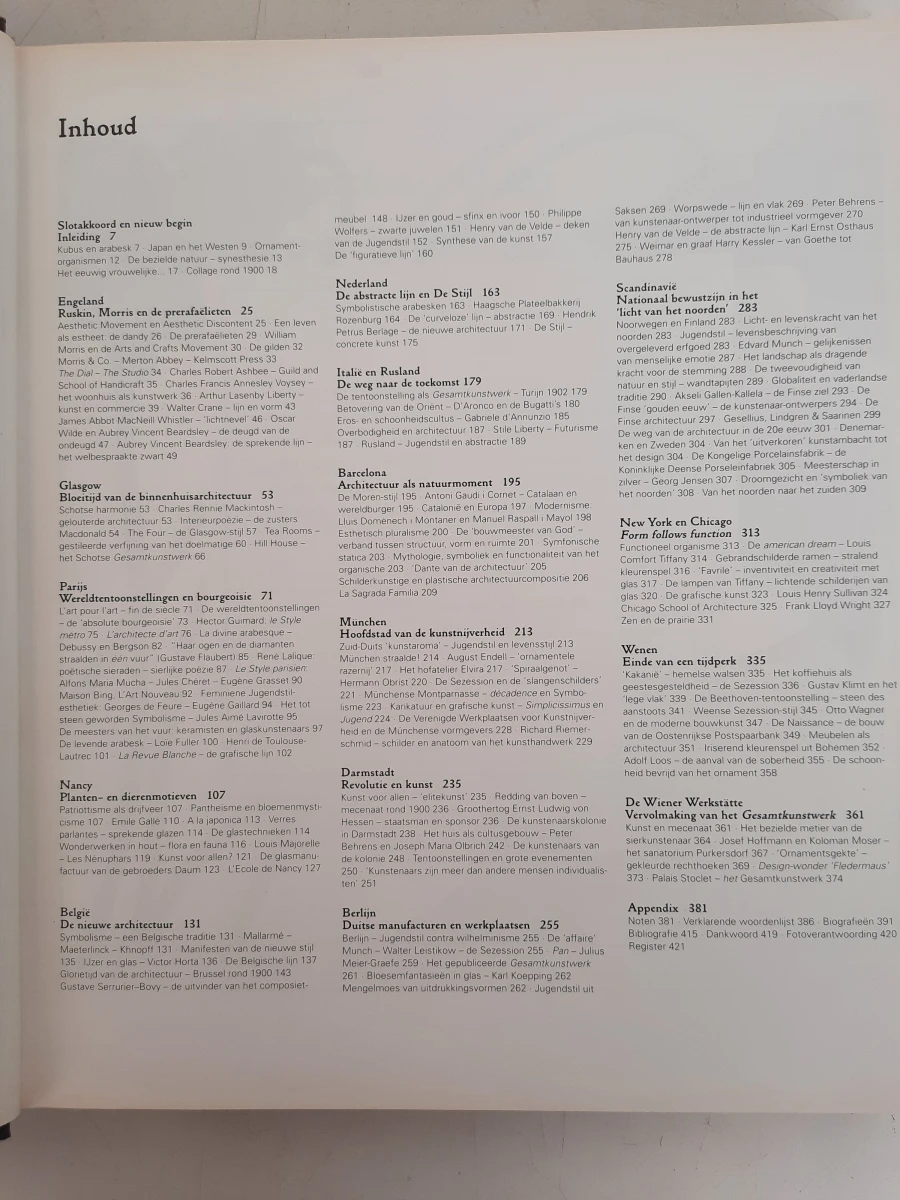 Luxe Kunstboek: "Jugendstil" – Gabriele Fahr-Becker (Könemann, 1997)