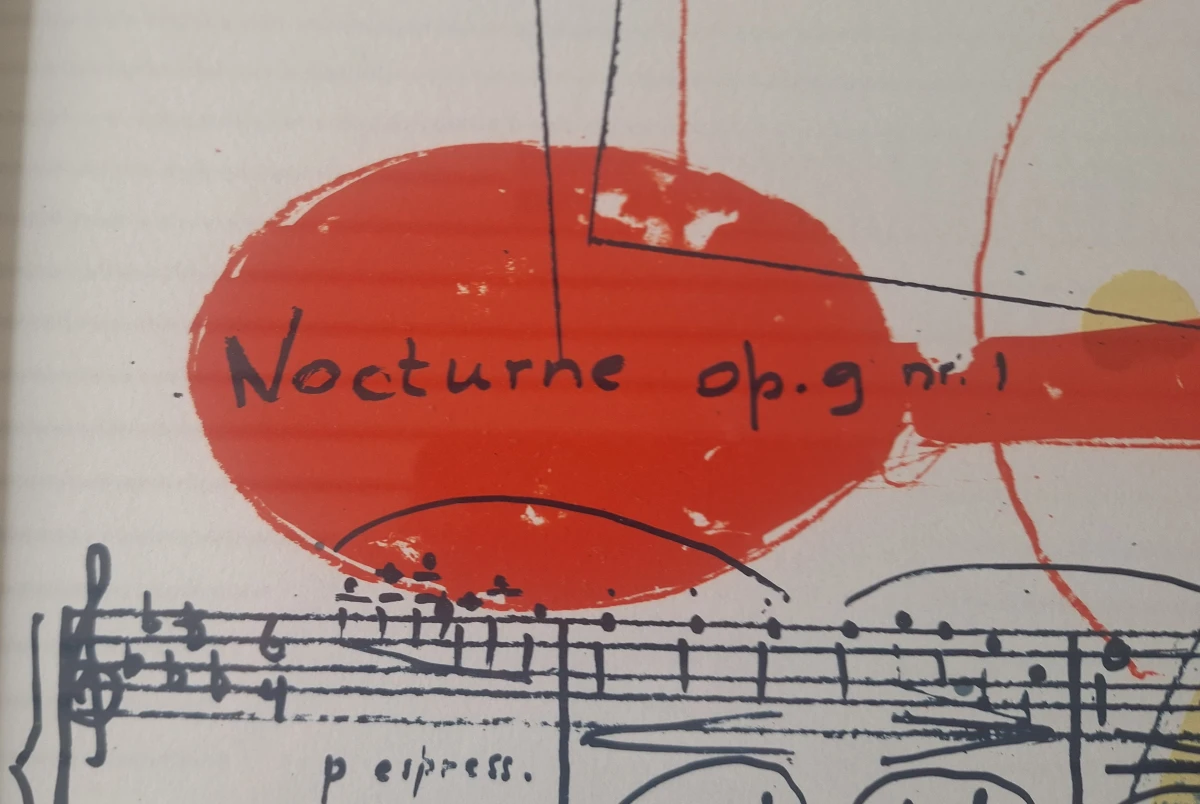 Gesigneerde kunstprint van Sam Middleton - Nocturne op. 9 nr. 2 Fr. Chopin