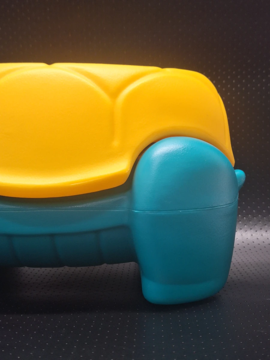 Vintage Curver schildpad opstapje / opbergbox