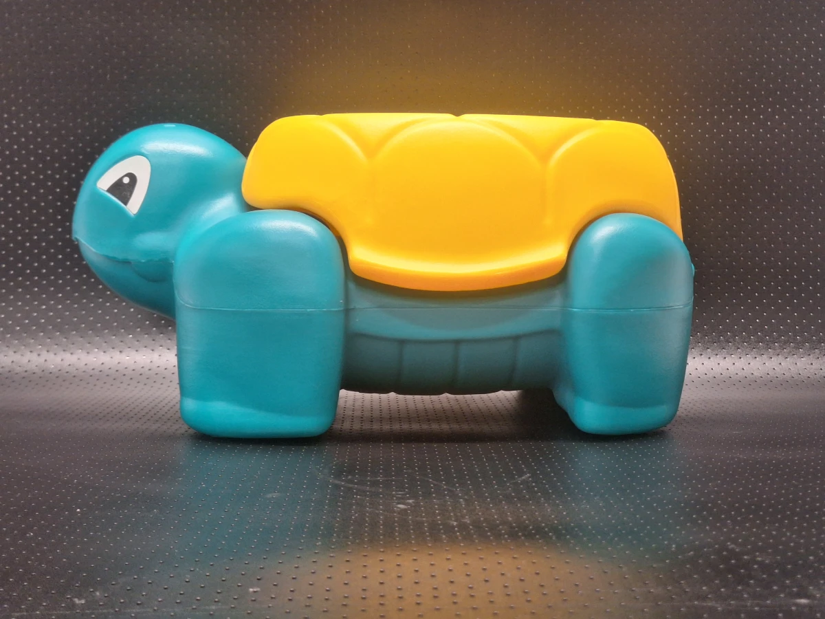 Vintage Curver schildpad opstapje / opbergbox