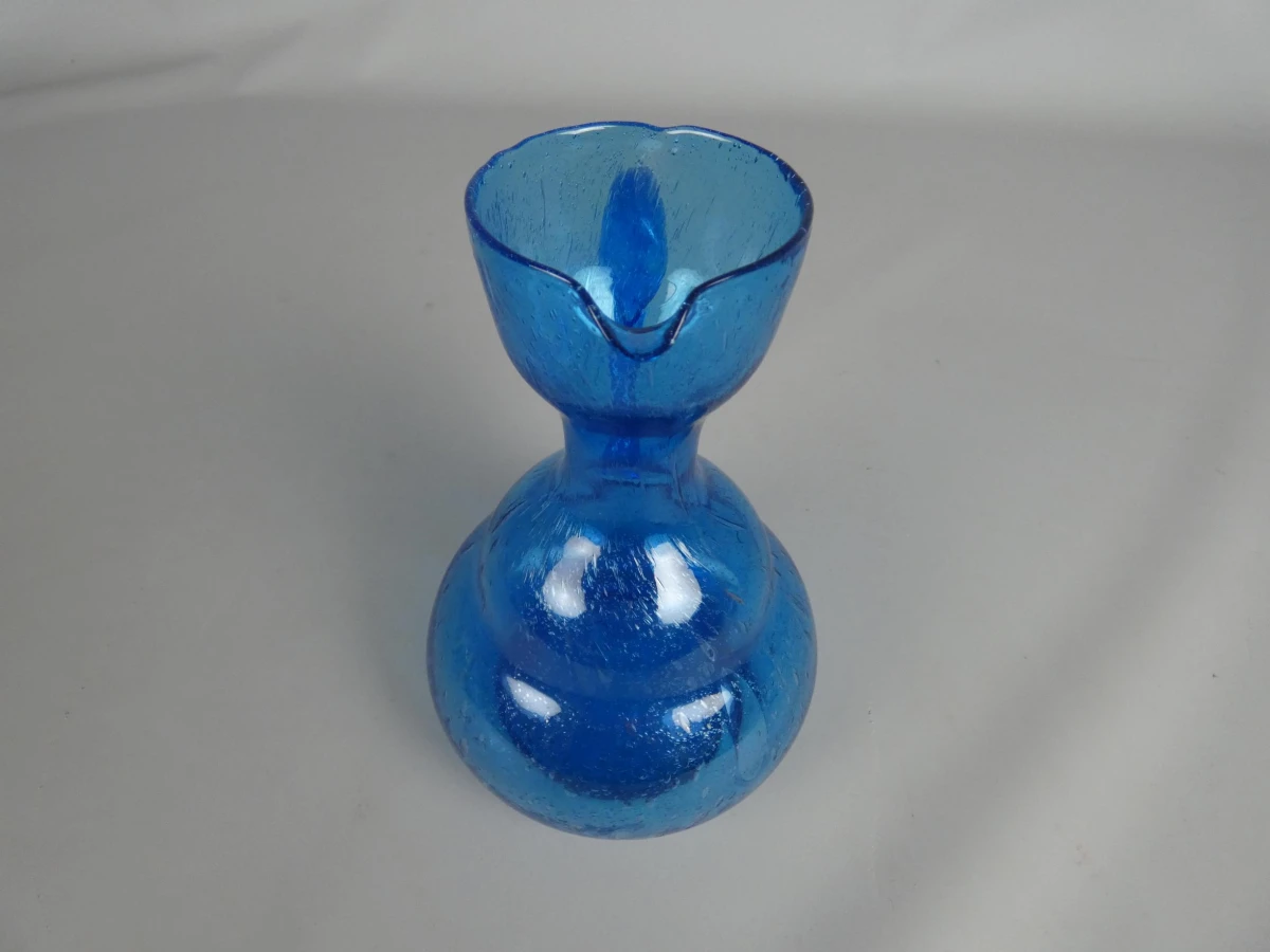 Blauwe Glazen Schenkkan / Karaf