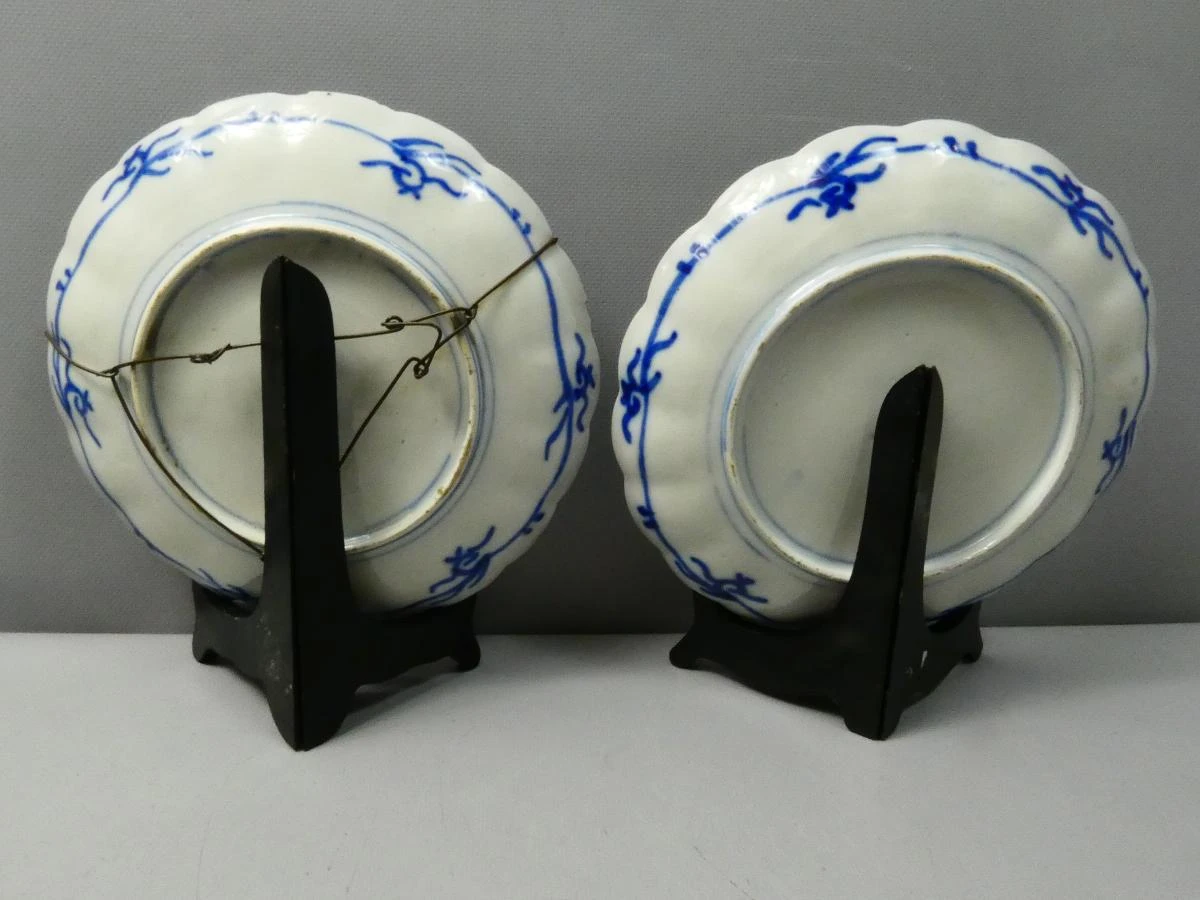 Set van 2 decoratieve antieke Japanse Imari wandborden