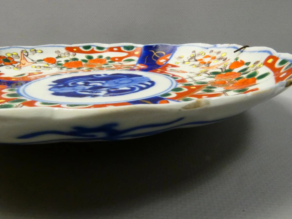 Set van 2 decoratieve antieke Japanse Imari wandborden