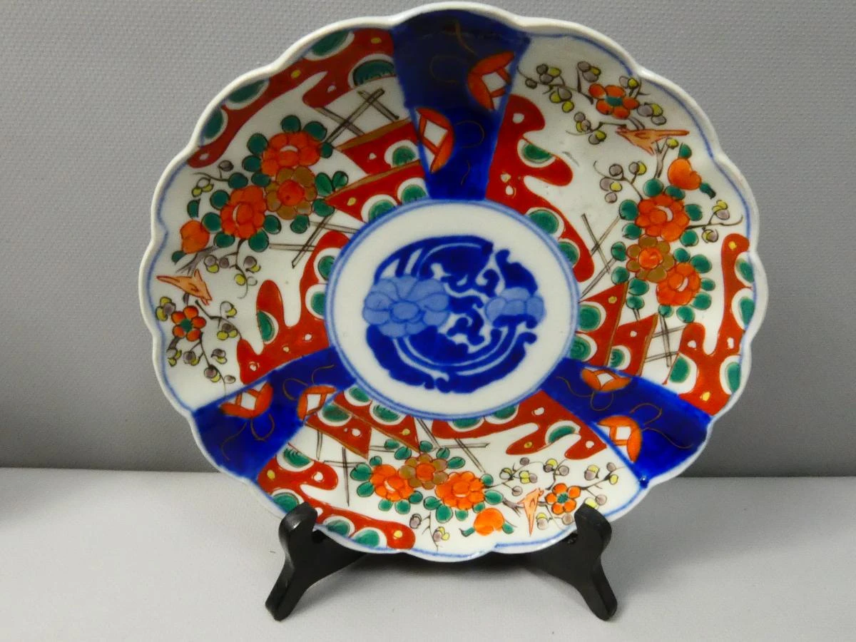 Set van 2 decoratieve antieke Japanse Imari wandborden