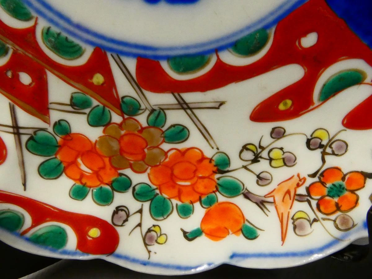 Set van 2 decoratieve antieke Japanse Imari wandborden