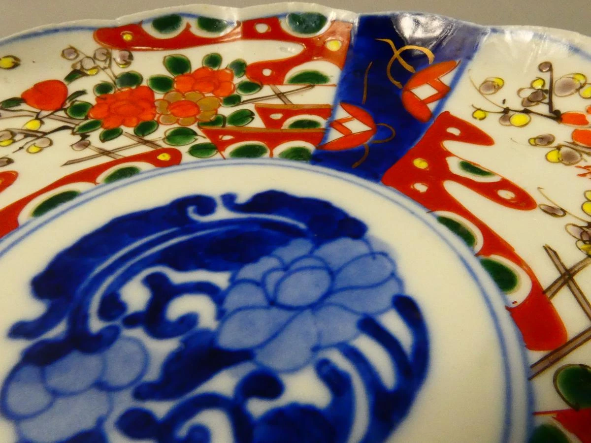 Set van 2 decoratieve antieke Japanse Imari wandborden