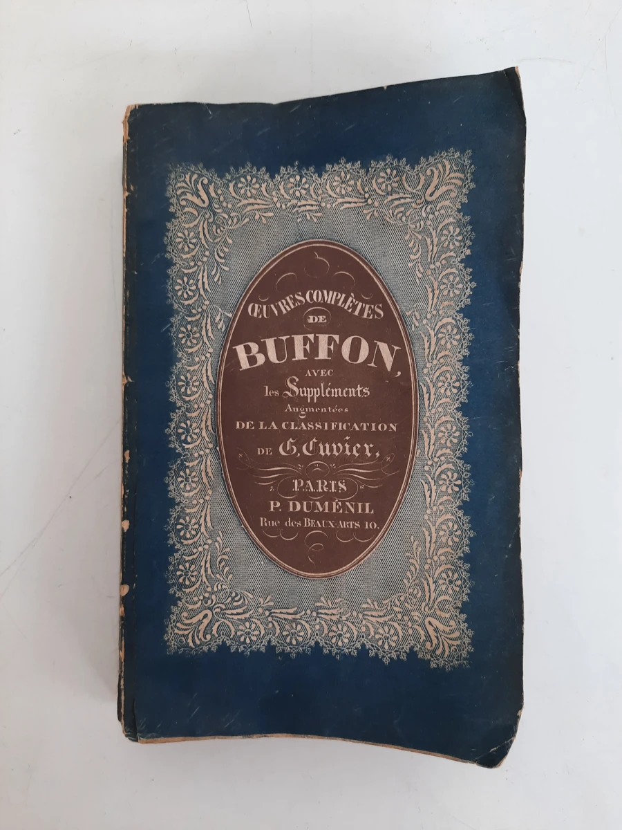 Antiek Boek (1835) – Oeuvres Complètes de Buffon (Tome 5) – Ed. P. Duménil Paris – Natuurlijke Historie met Cuvier