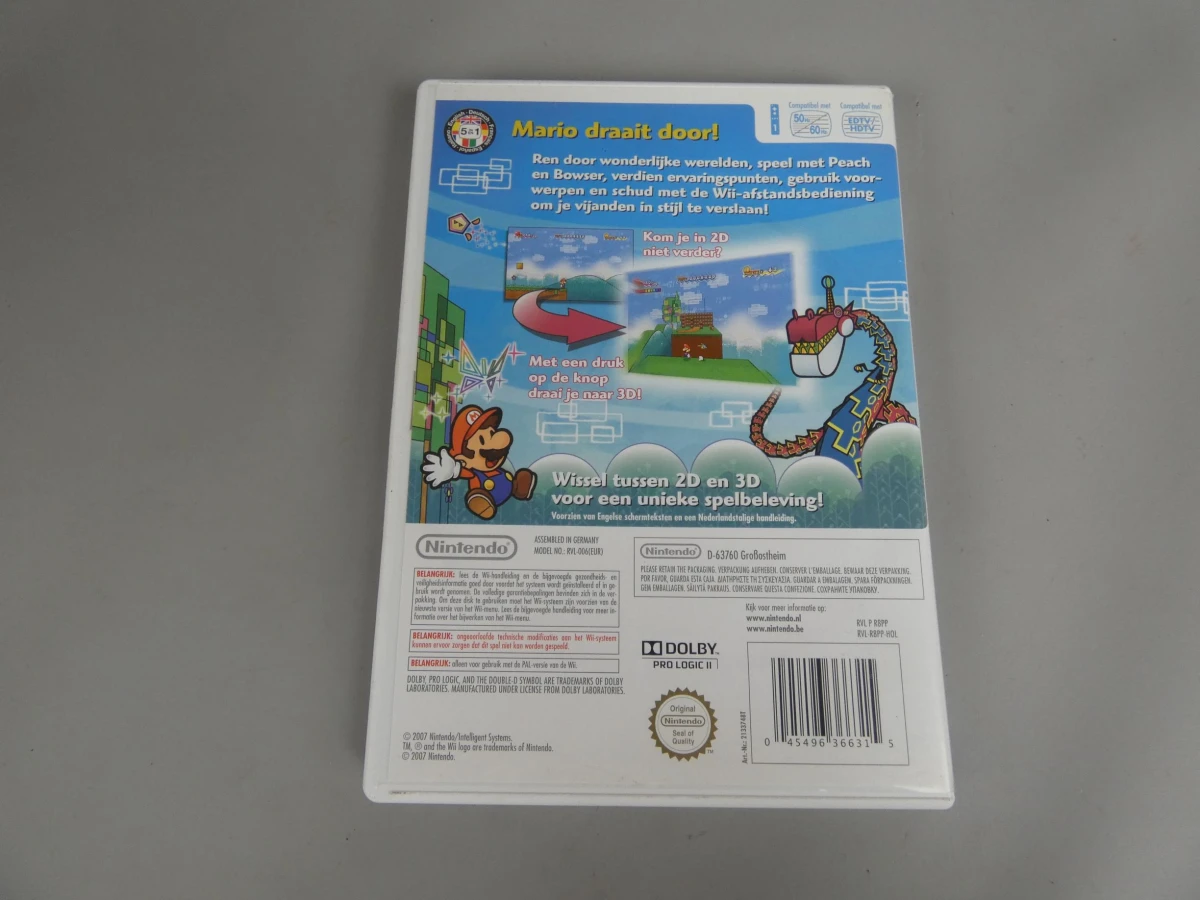 Super Paper Mario voor de Nintendo Wii