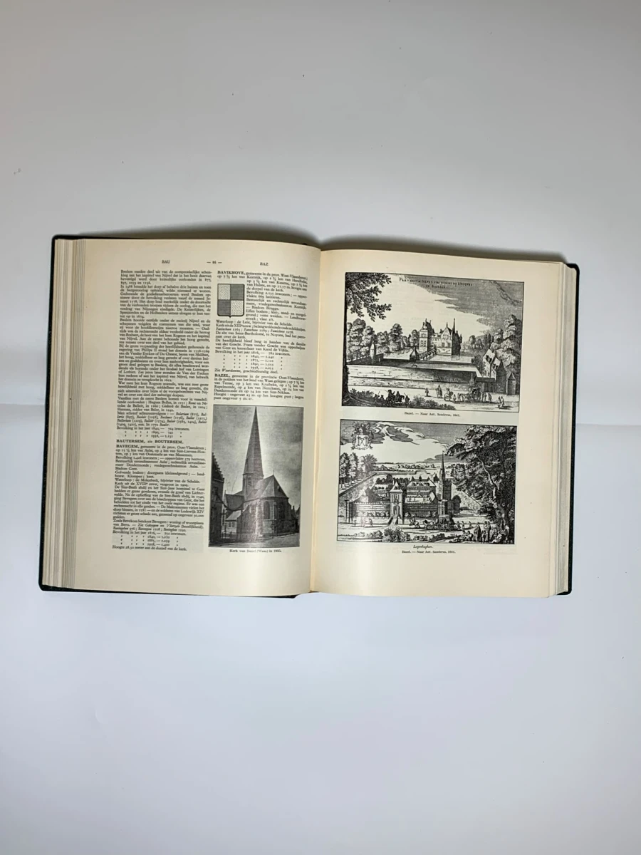Geschied-en aardrijkskundig woordenboek der Belgische gemeentes (EUG. De Seyn)