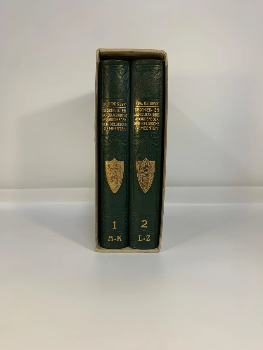 Geschied-en aardrijkskundig woordenboek der Belgische gemeentes (EUG. De Seyn)