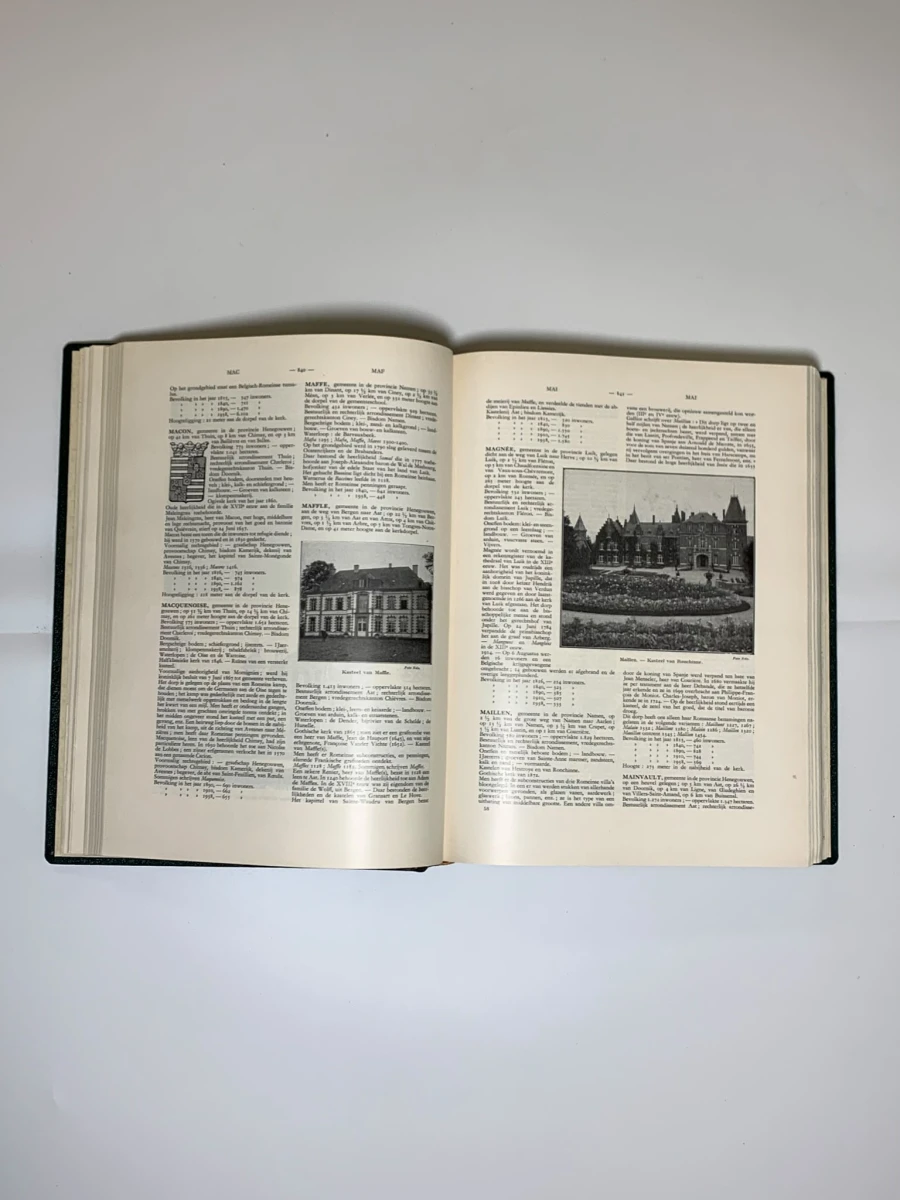 Geschied-en aardrijkskundig woordenboek der Belgische gemeentes (EUG. De Seyn)