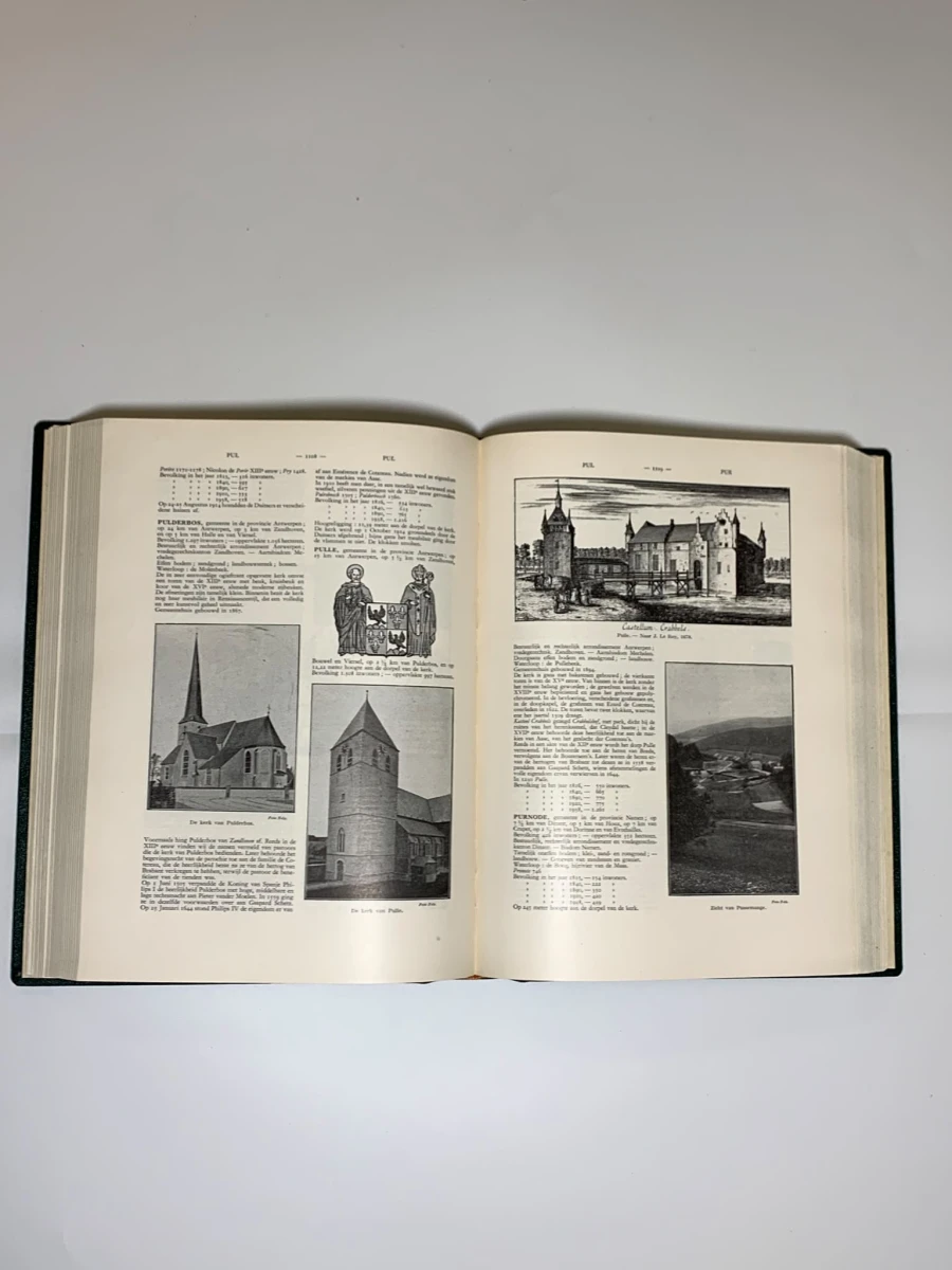 Geschied-en aardrijkskundig woordenboek der Belgische gemeentes (EUG. De Seyn)