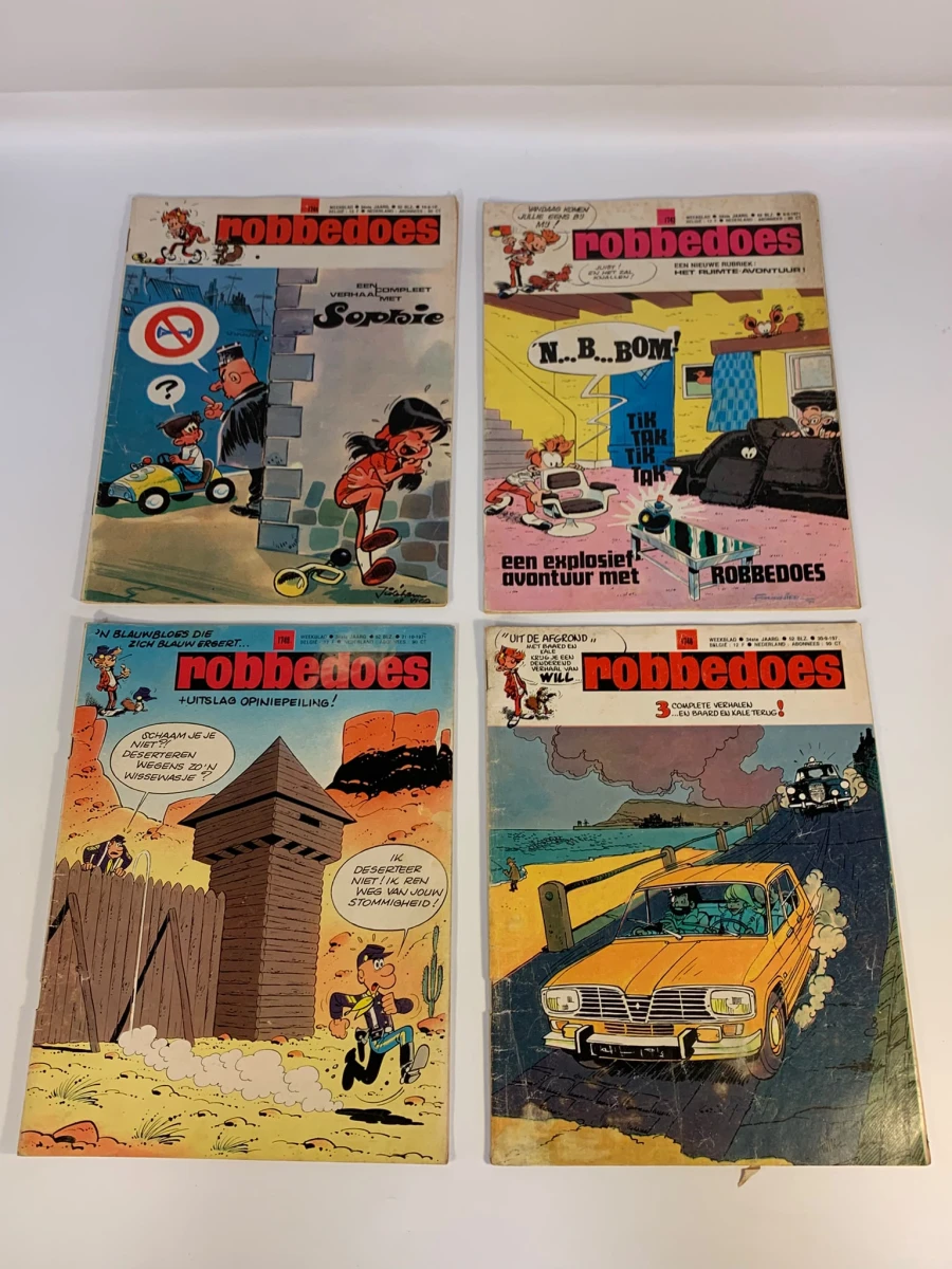 Grote Robbedoes magazines collectie (1970-1972)