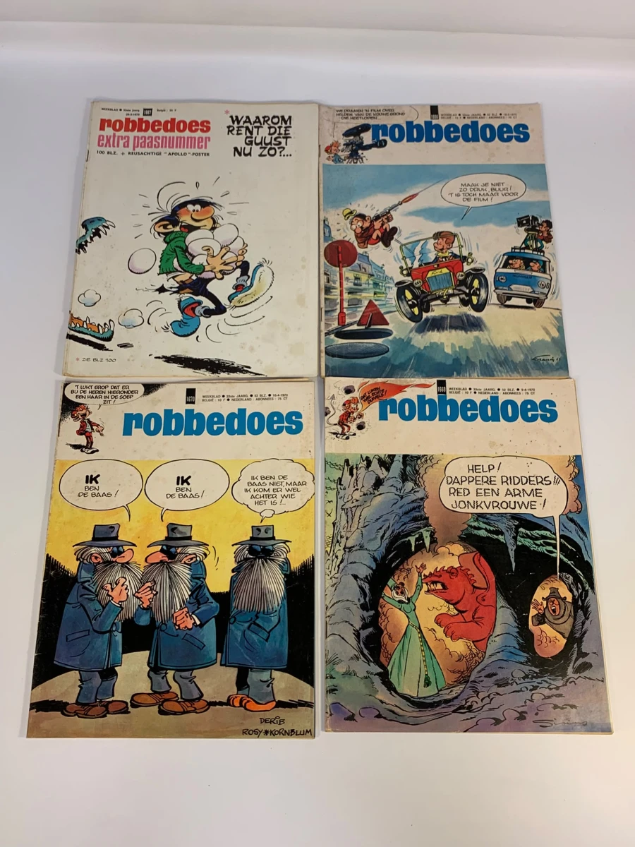 Grote Robbedoes magazines collectie (1970-1972)