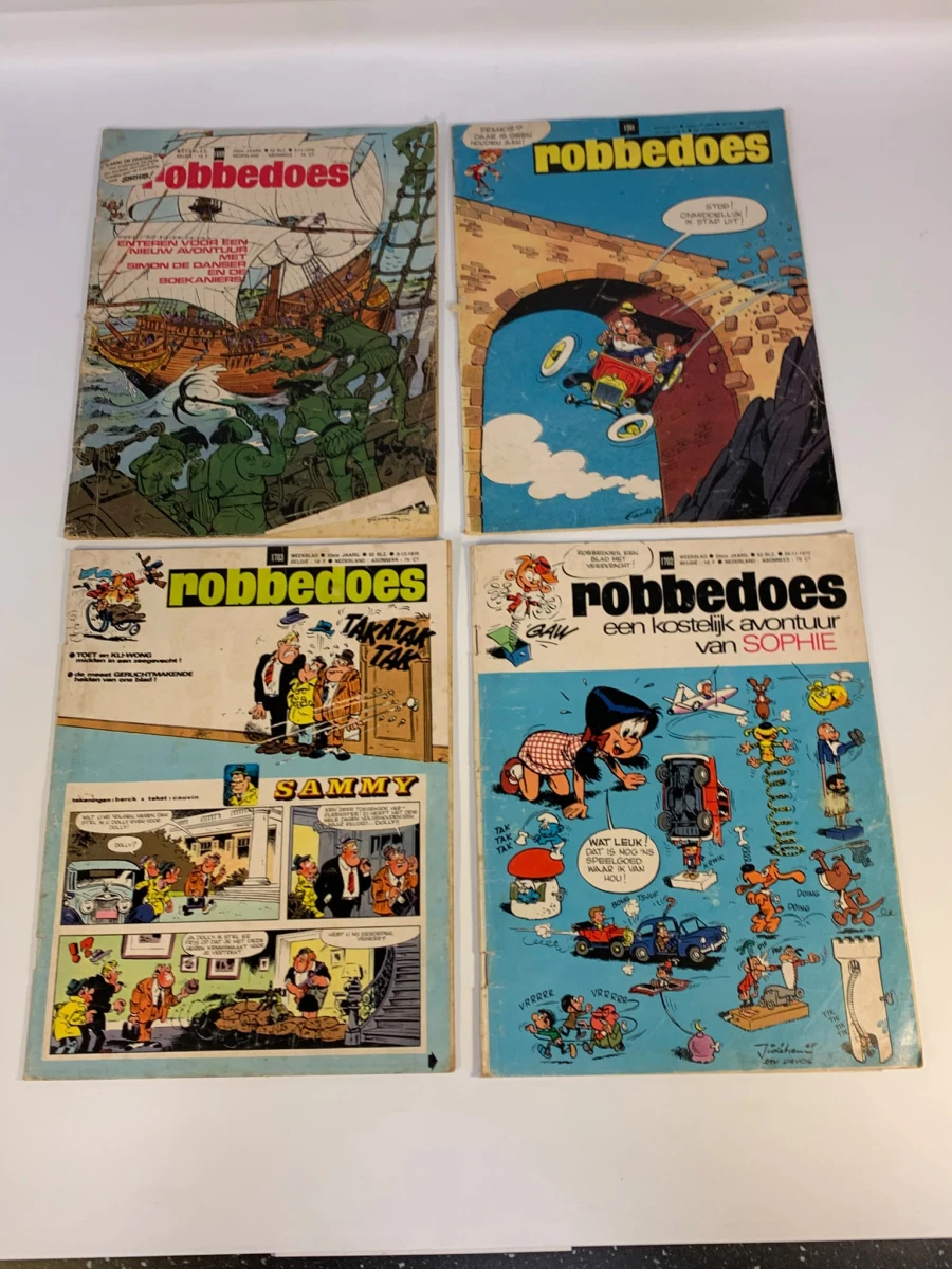 Grote Robbedoes magazines collectie (1970-1972)