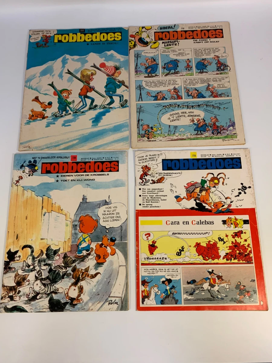 Grote Robbedoes magazines collectie (1970-1972)