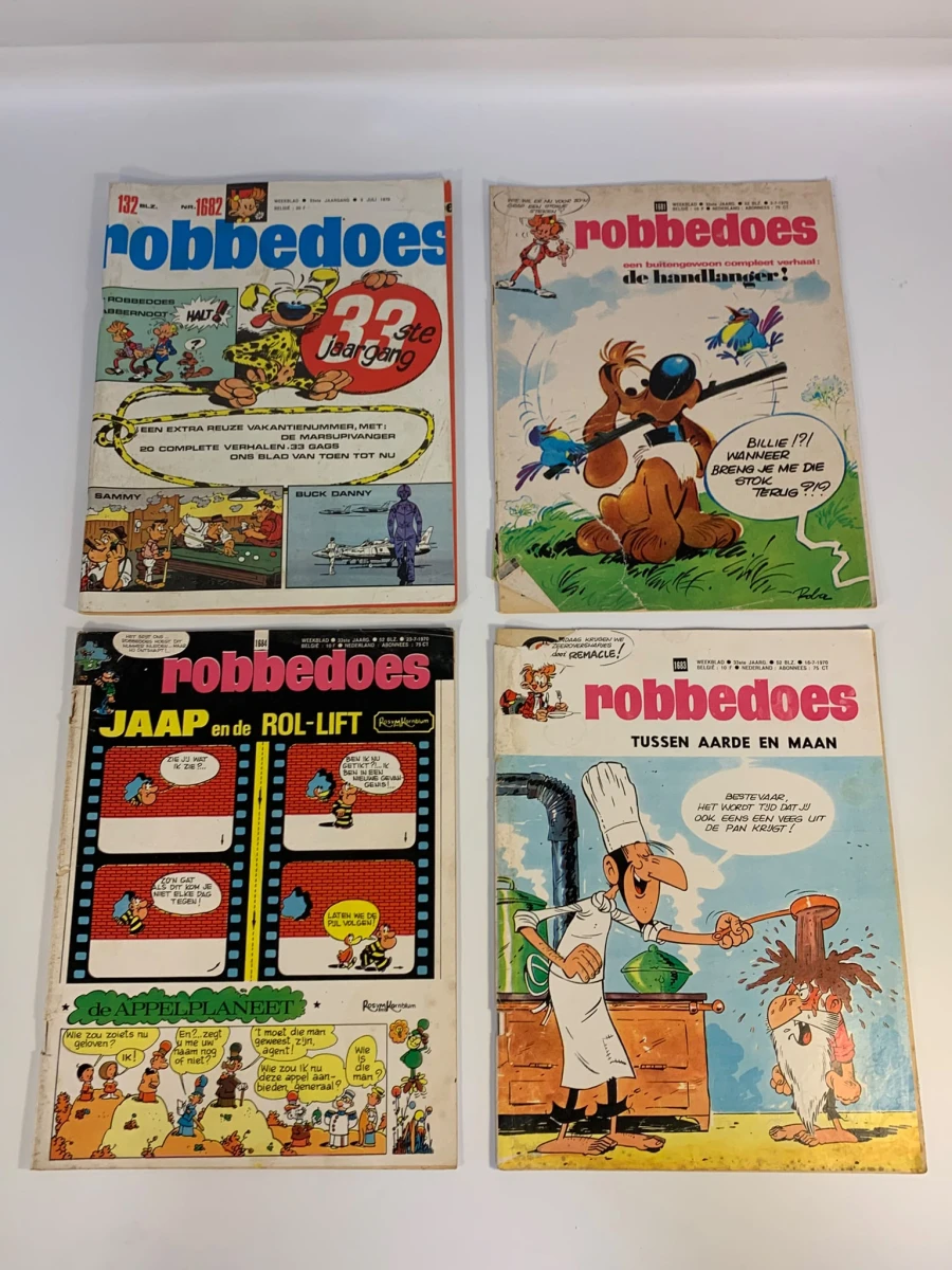 Grote Robbedoes magazines collectie (1970-1972)
