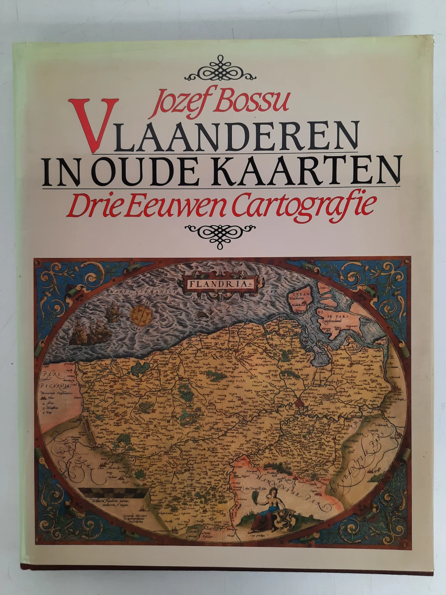 Prachtig Grootformaat Atlas: Vlaanderen in oude kaarten – Jozef Bossu (1982)