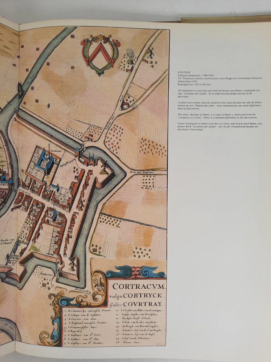 Prachtig Grootformaat Atlas: Vlaanderen in oude kaarten – Jozef Bossu (1982)