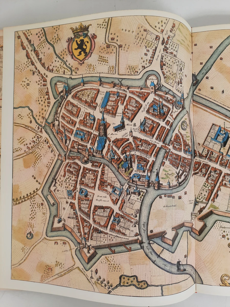 Prachtig Grootformaat Atlas: Vlaanderen in oude kaarten – Jozef Bossu (1982)