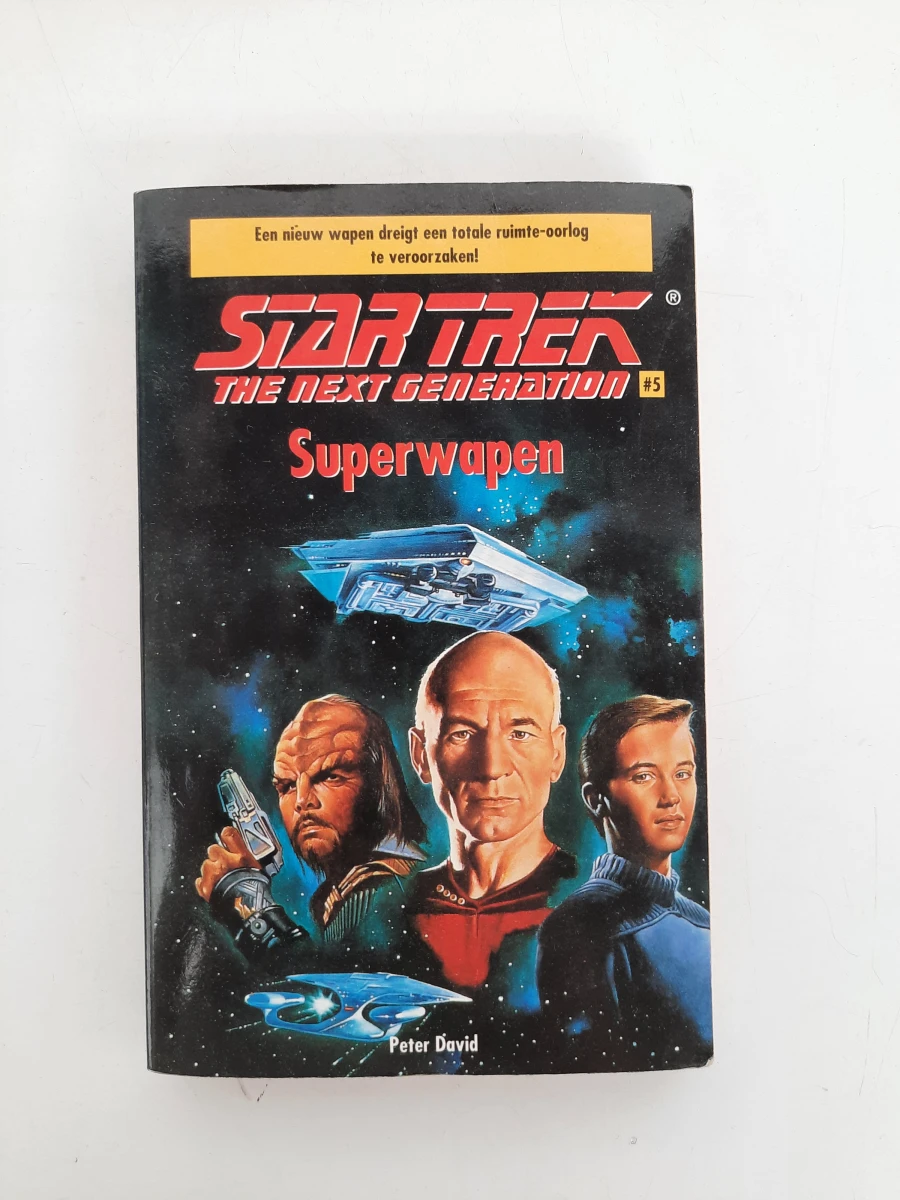 Lot van 3 Star Trek: The Next Generation paperbacks (De Boekerij)