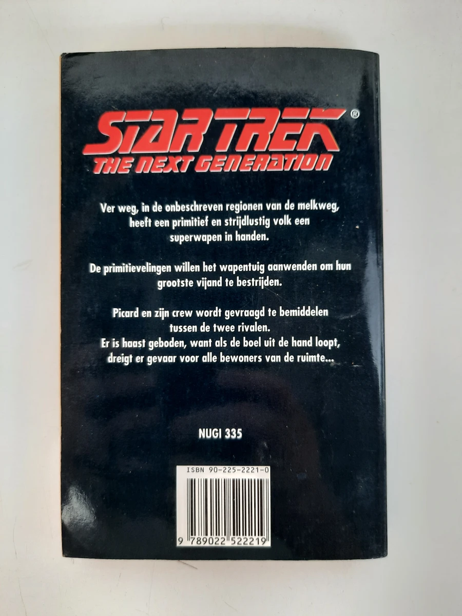 Lot van 3 Star Trek: The Next Generation paperbacks (De Boekerij)