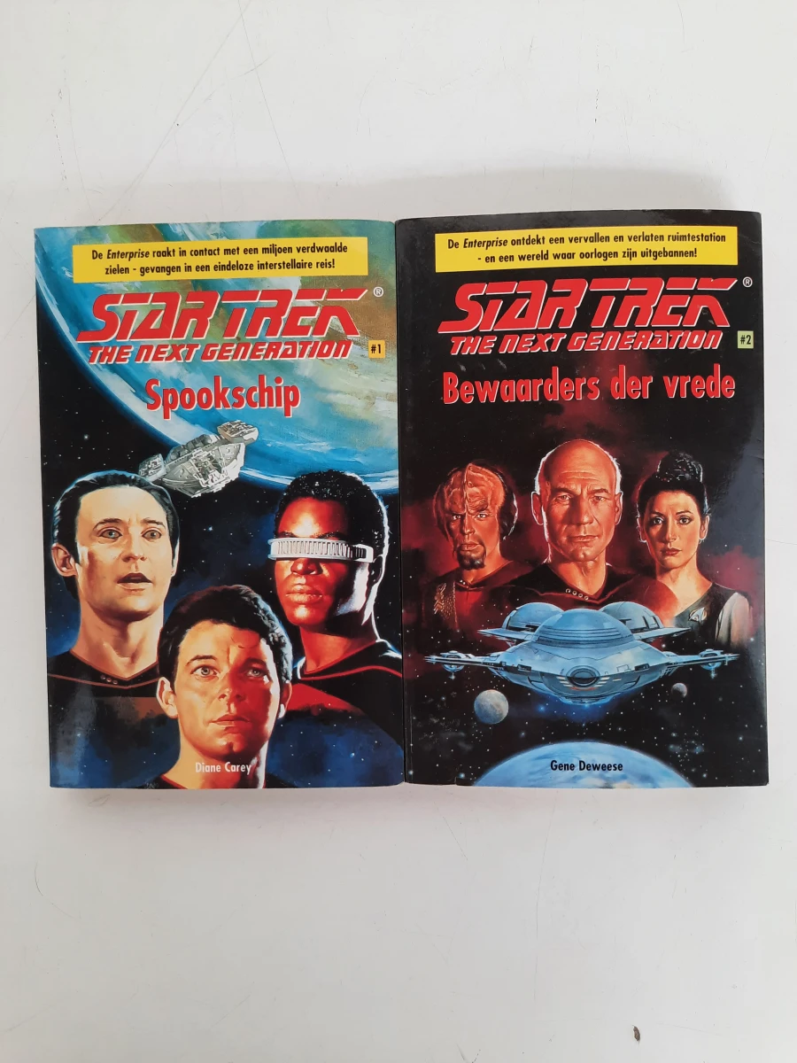 Lot van 3 Star Trek: The Next Generation paperbacks (De Boekerij)