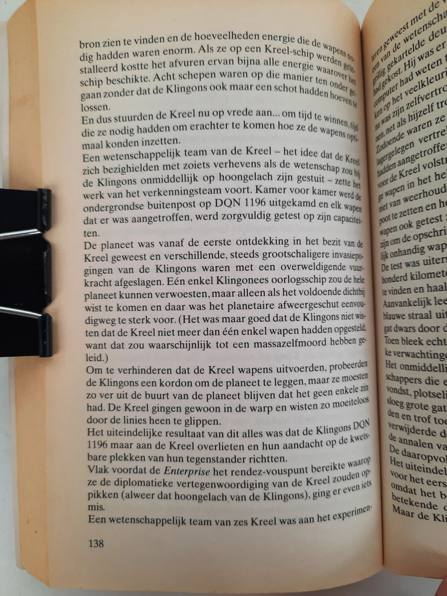 Lot van 3 Star Trek: The Next Generation paperbacks (De Boekerij)