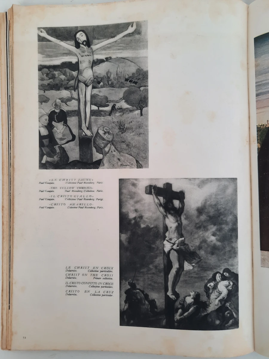 Zeldzaam Kunstboek "Christus: La Vie du Christ en Cent Chefs-d'Œuvre" (Eerste Druk, 1950)
