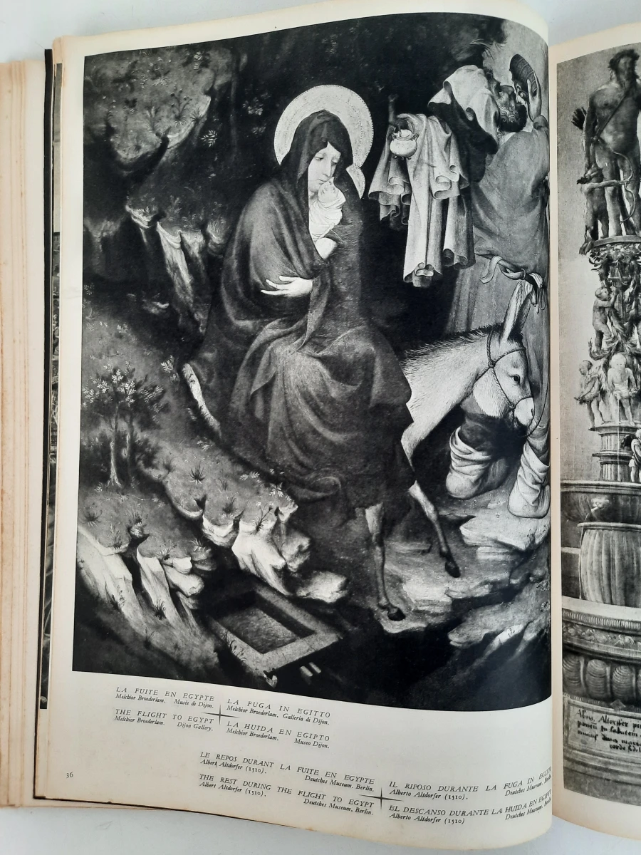 Zeldzaam Kunstboek "Christus: La Vie du Christ en Cent Chefs-d'Œuvre" (Eerste Druk, 1950)