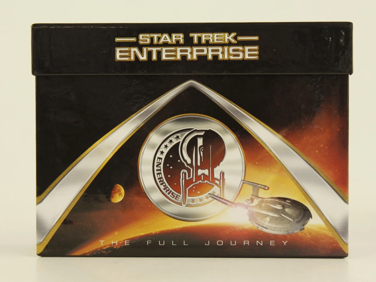 Star Trek Voyager & Enterprice DVD-box en Star Trek - Hirogen Hunter Warship Model