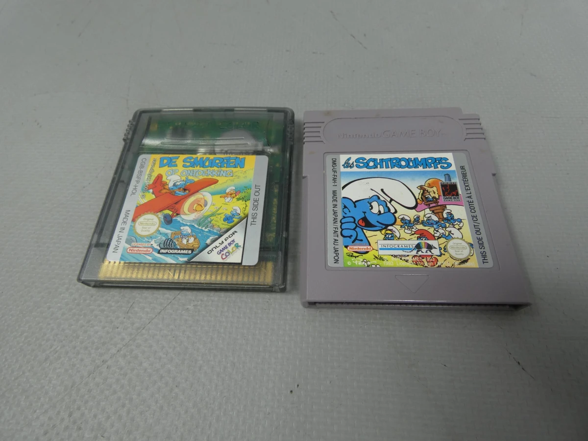 2 gameboy spellen van De Smurfen